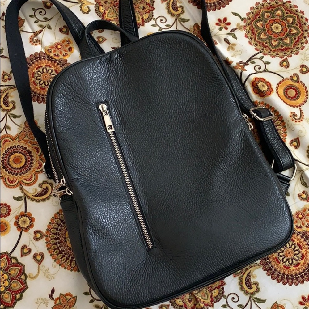 Italian Made Leather Backpack